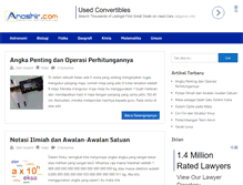 Tablet Screenshot of anashir.com